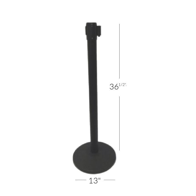 Retractable Belt Stanchions stand