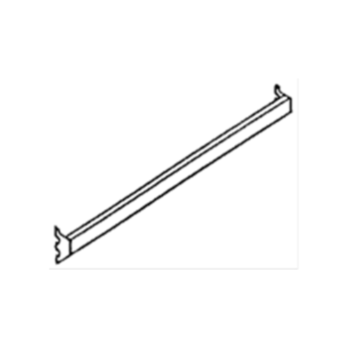 Straight Cross Bar Hangrail for Standard 1/2" Slots Each