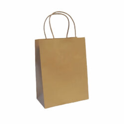 medium kraft paper shopper bags