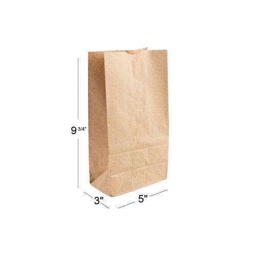 4 lb kraft paper grocery bags