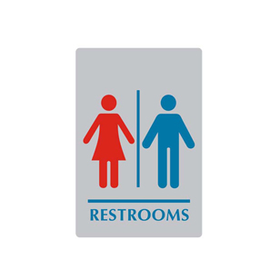 Men/Women Restoom Sign