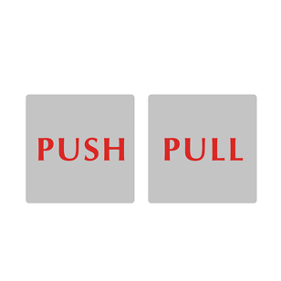 Push/Pull Sign Set 1 Set