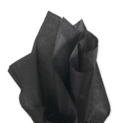 20" x 30" Black Tissue Paper