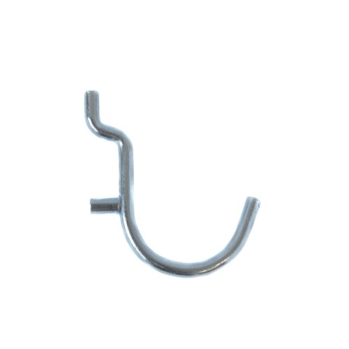Short Curved Hooks for Pegboard 25 Pack