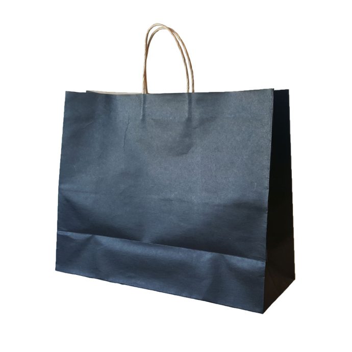 Extra Large Black Paper Shopper Bags