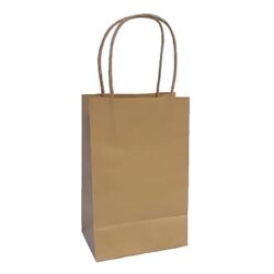 Small Kraft Paper Shopper Bags