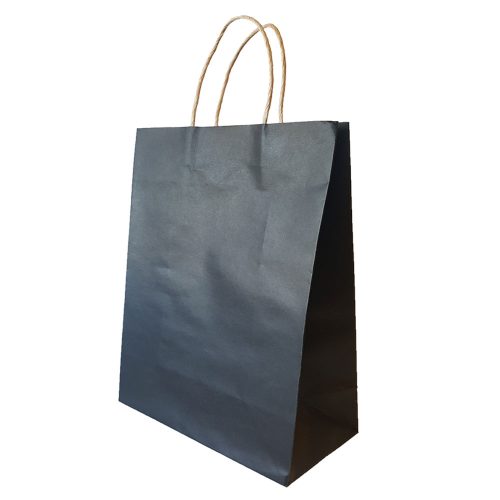 Large Black Paper Shopper Bags