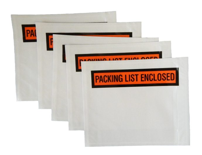 "ENCLOSED" Packing Slip Envelopes