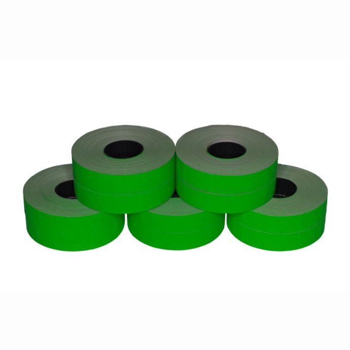 florescent green labels for motex 6600