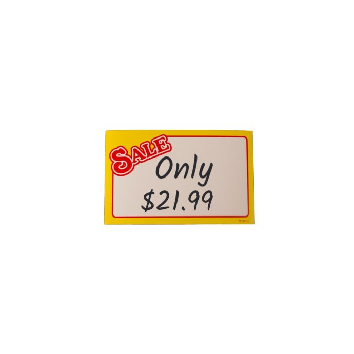 Rectangle SALE Showcards Signs