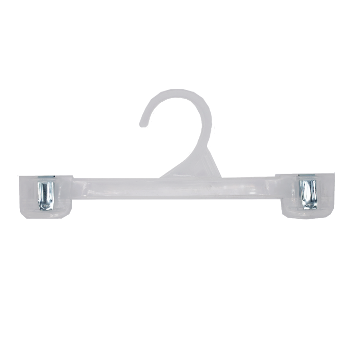 clear 10 inch push clip hanger