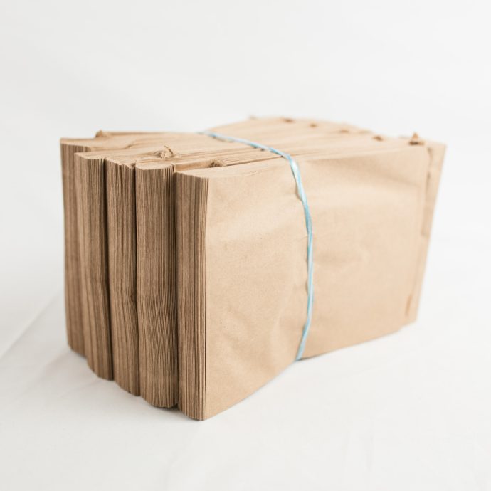 kraft bundle 5 x 7 inch paper notion bags