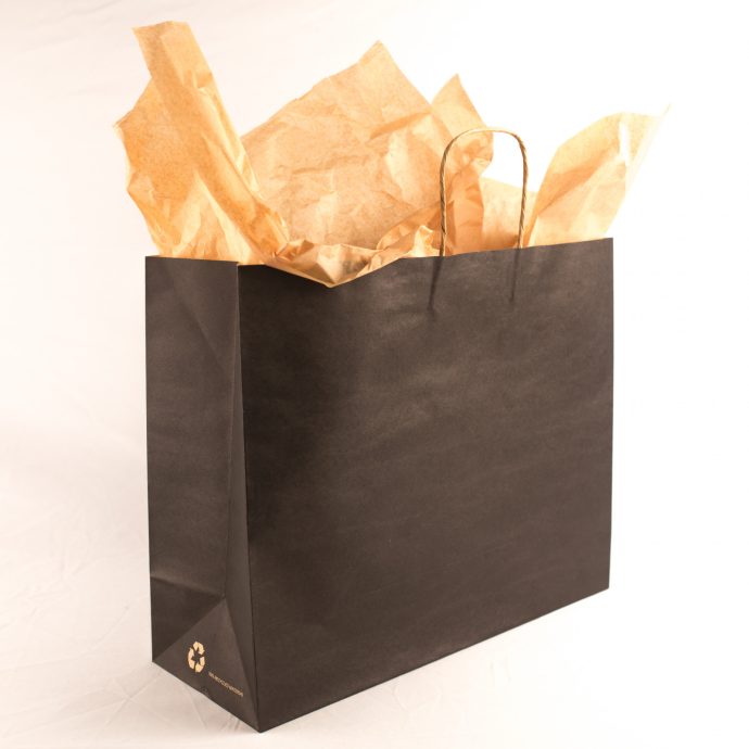 Extra Large Black Paper Shopper Bags