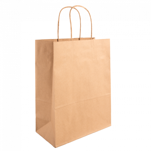 Large Kraft Paper Shopper Bags