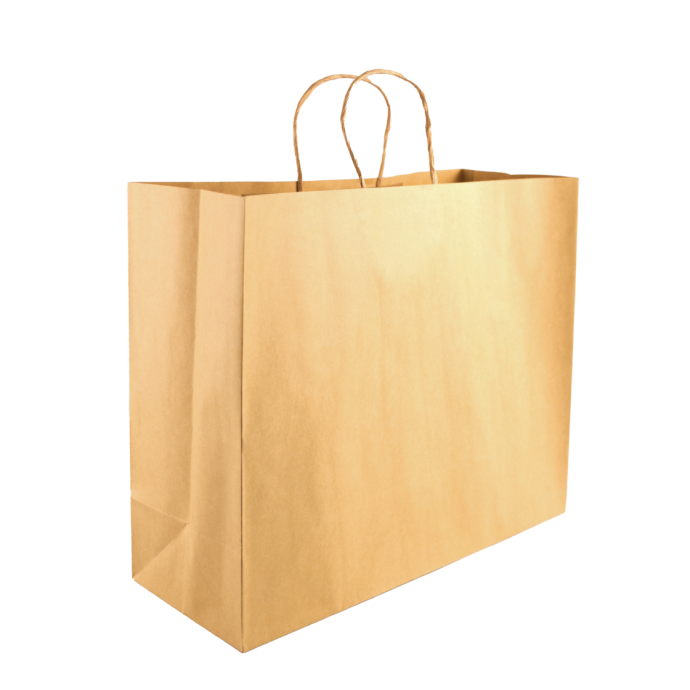 XL Kraft Paper Shopper Bags