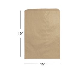 kraft 19 inch paper notion bags