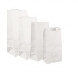 White Paper Grocery Bags