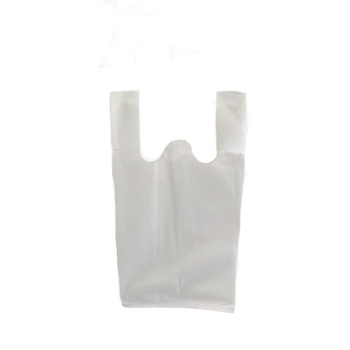 White reusable t-shirt bags at rootze by wamaco